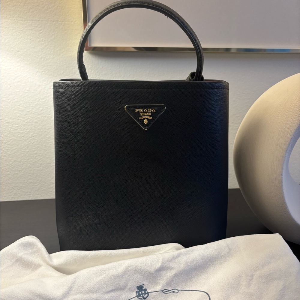 Prada Black Bucket Bag